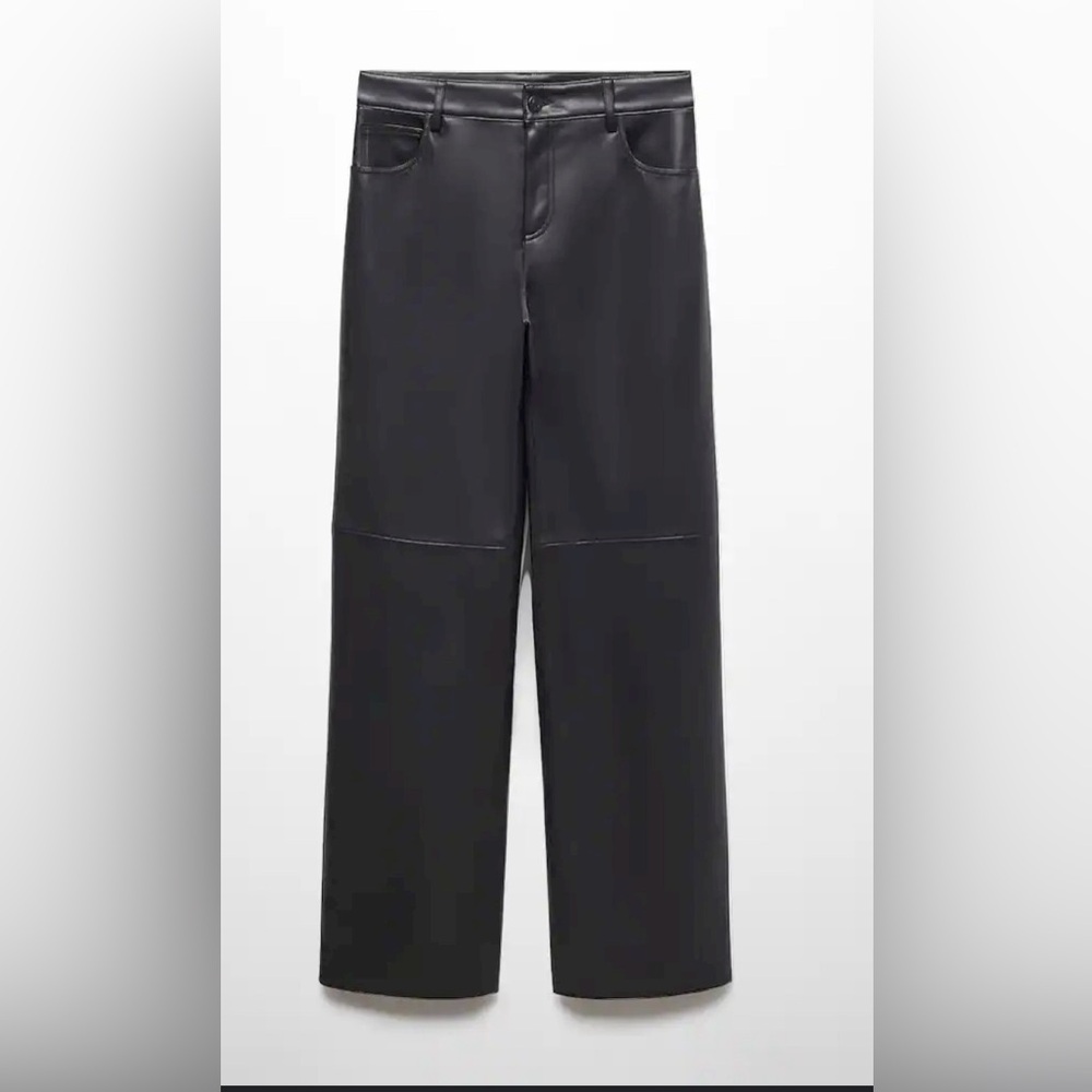 Mango Leather Pants
